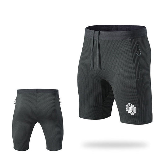 Track Elite men's running tight shorts